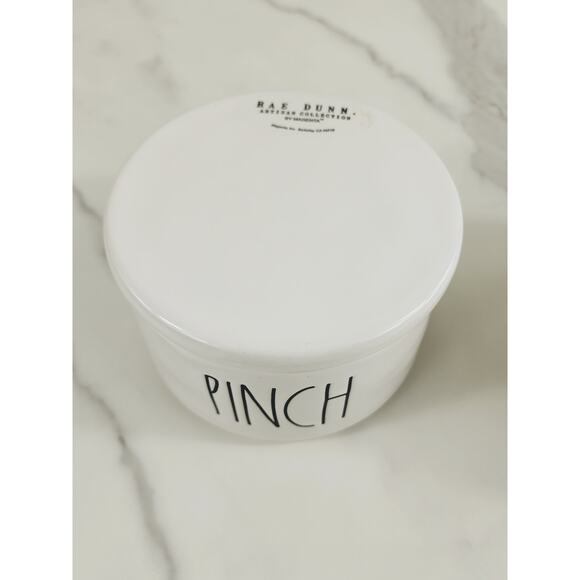 Rae Dunn Pinch Stackable Canister NEW w/ Lid & Spoon Spice Jar x2 by Magenta - Picture 3 of 15